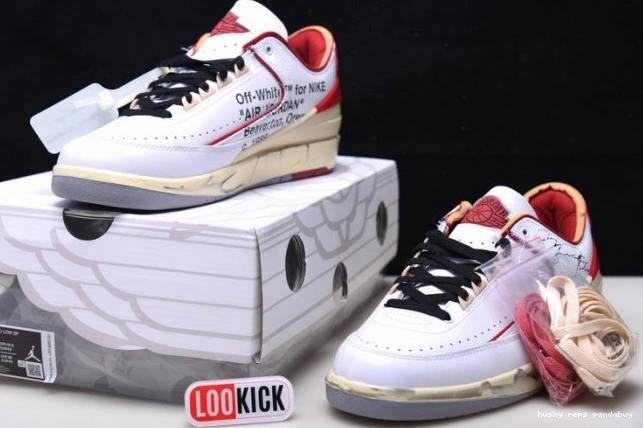 Cheap Husky Off-White Retro White Red Low 2 SP DJ4375-106 Jordan 0824